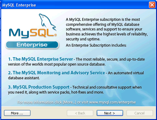 Установка MySQL